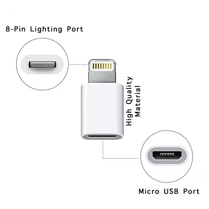 Apple Lightning to Micro USB Adapter